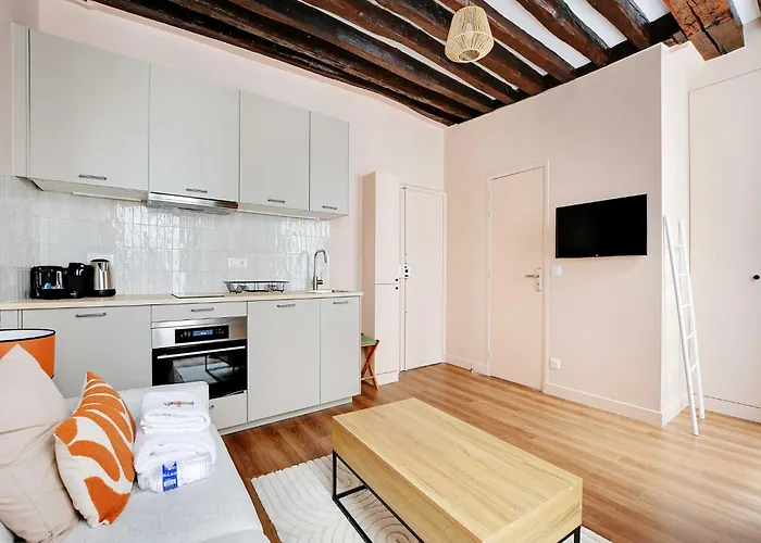 Charming Studio- 2p- Le Marais Сasa de vacaciones París