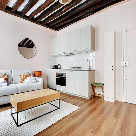 Charming Studio- 2p- Le Marais Paříž