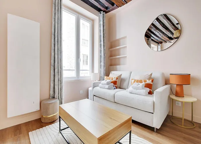 Charming Studio- 2p- Le Marais 펜션 *
